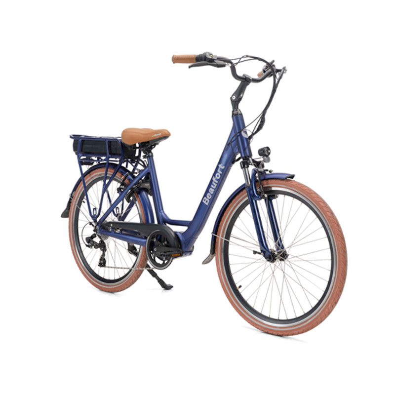 Vélo à assistance électrique BEAUFORT Bleu moteur central puissant – Image 3