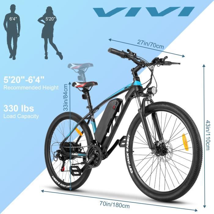 Vélo électrique de Montagne, E-Bike 27.5" – Image 3