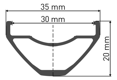 Roue Avant DT Swiss H 1900 Spline 29'' 30 mm | Boost 15x110 mm | 6 Trous | 2022 – Image 3