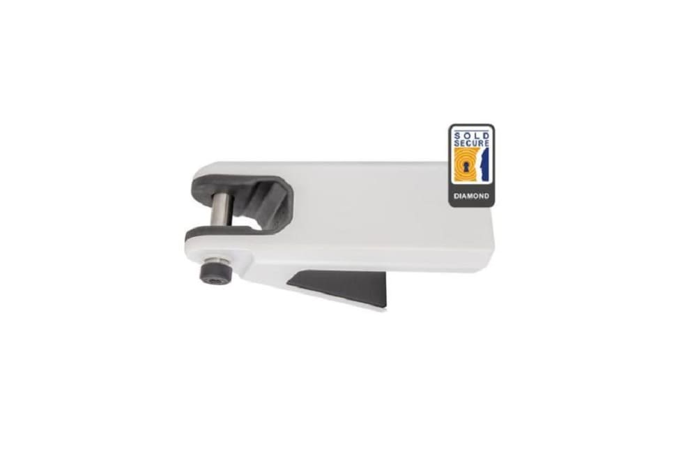 Ancrage mur/support vélo Hiplok airlok clé 35x18x38cm blanc
