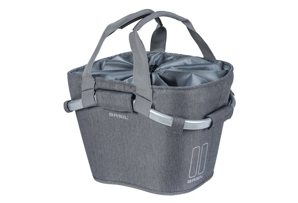 BASIL Panier à Vélo 2Day Carry All 15 Litre 28 x 37 x 25 Cm - Gris