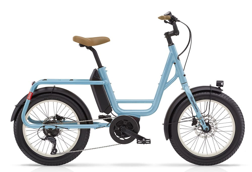 Benno Bikes REMIDEMI 9D Performance - 20" Vélo Électrique de Cargo - 2023 - Dolphin Blue