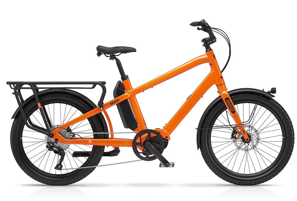 Benno Bikes Vélo Cargo Électrique 24" - BOOST E 10D CX - 2023 - Neon Orange