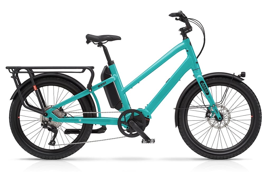Benno Bikes Vélo Cargo Électrique Femme 24" - BOOST E 10D CX - 2023 - Aqua Green