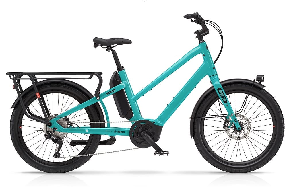 Benno Bikes Vélo Cargo Électrique Femme 24" - BOOST E 10D Performance - 2023 - Aqua Green