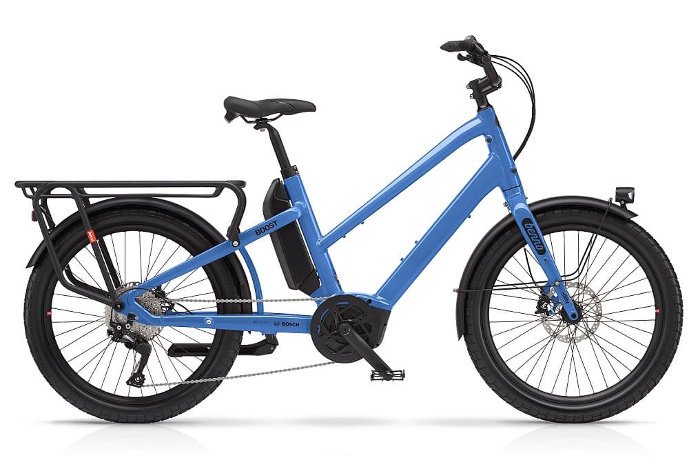 Benno Bikes Vélo Cargo Électrique Femme 24" - BOOST E 10D Performance - 2023 - Machine Blue