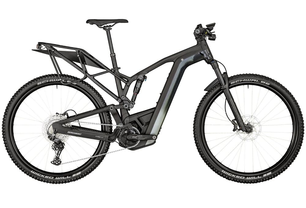 Bergamont VTT Électrique - E-TRAILSTER 130 ADVENTURE - 2023 - matt shiny rainbow black
