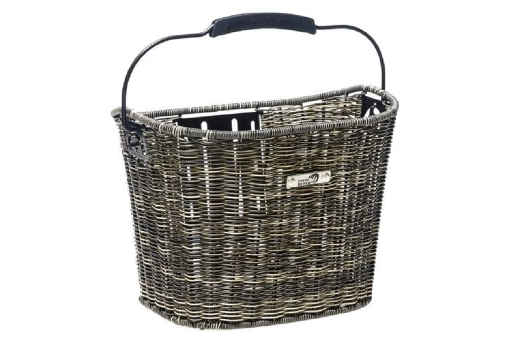 NEW LOOXS Panier À Vélo Lombok 19 Litres 34 X 25 X 25 Cm - Gris Rotin