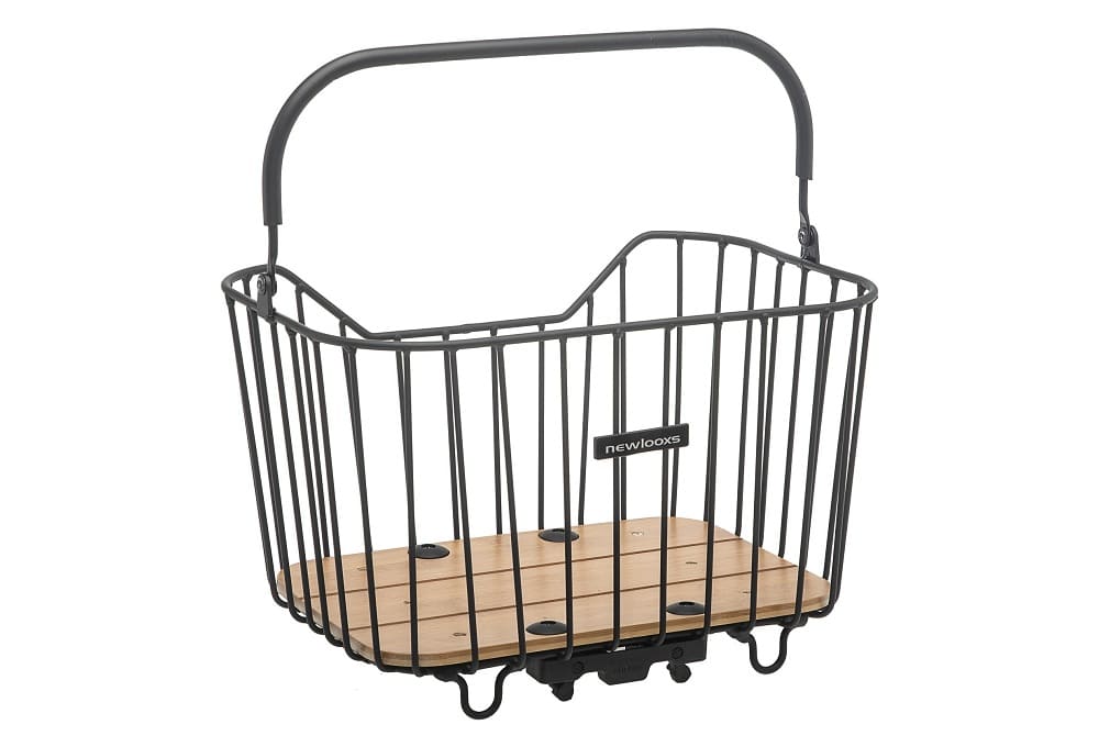 NEW LOOXS Panier à vélo Palermo 24 litres 40 X 22 X 27 5 Cm - Aluminium