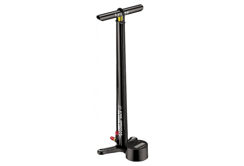 Pompe à Pied Lezyne CNC Digital Drive (Max 220 psi / 15 bar) Noir