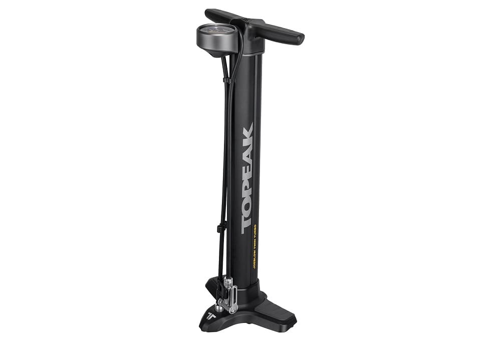 Pompe à Pied Topeak Joe Blow Twin Turbo (Max 200 psi / 14 bar) Noir