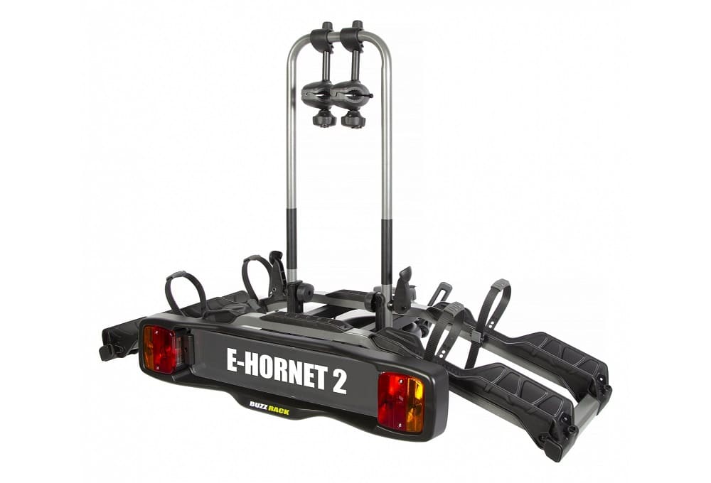 Porte-Vélos sur Boule d'Attelage Buzz Rack E-Hornet 2 - 7 Broches - 2 Vélos (E-bike Compatible) Noir