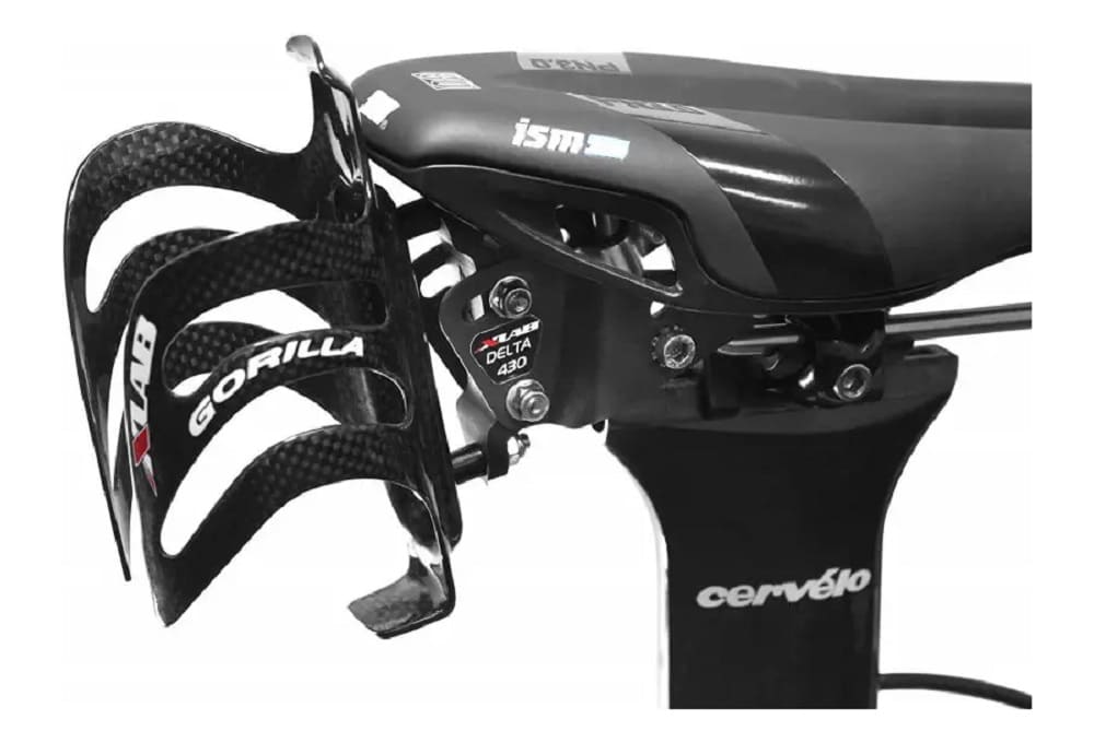 Support Porte-Bidon sur Rail de Selle Xlab Delta 430 Noir