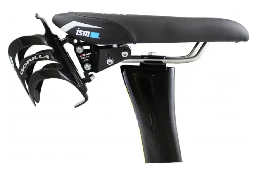 Support de Porte Bidon sur Rail de Selle + Porte Bidon Xlab Delta 425 Noir