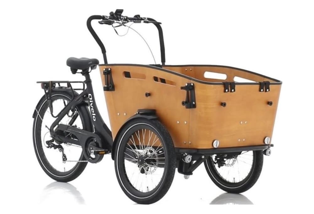 Tricycle électrique - vélo cargo - Qivelo Curve DR7 - 481Wh - Shimano 7 vitesses