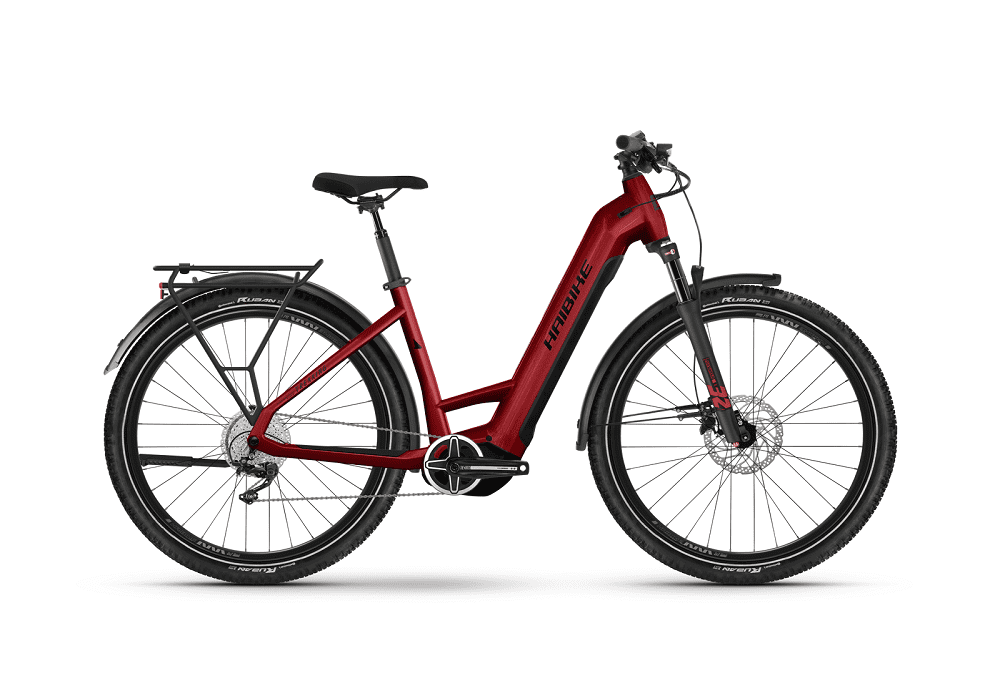 VTC Électrique Haibike TREKKING 5 27.5" 720wh Rouge – Image 3