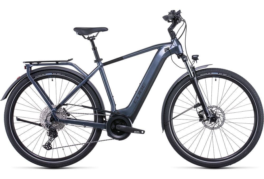 VTC électrique Cube touring hybrid pro 625 metallicgrey´n´black