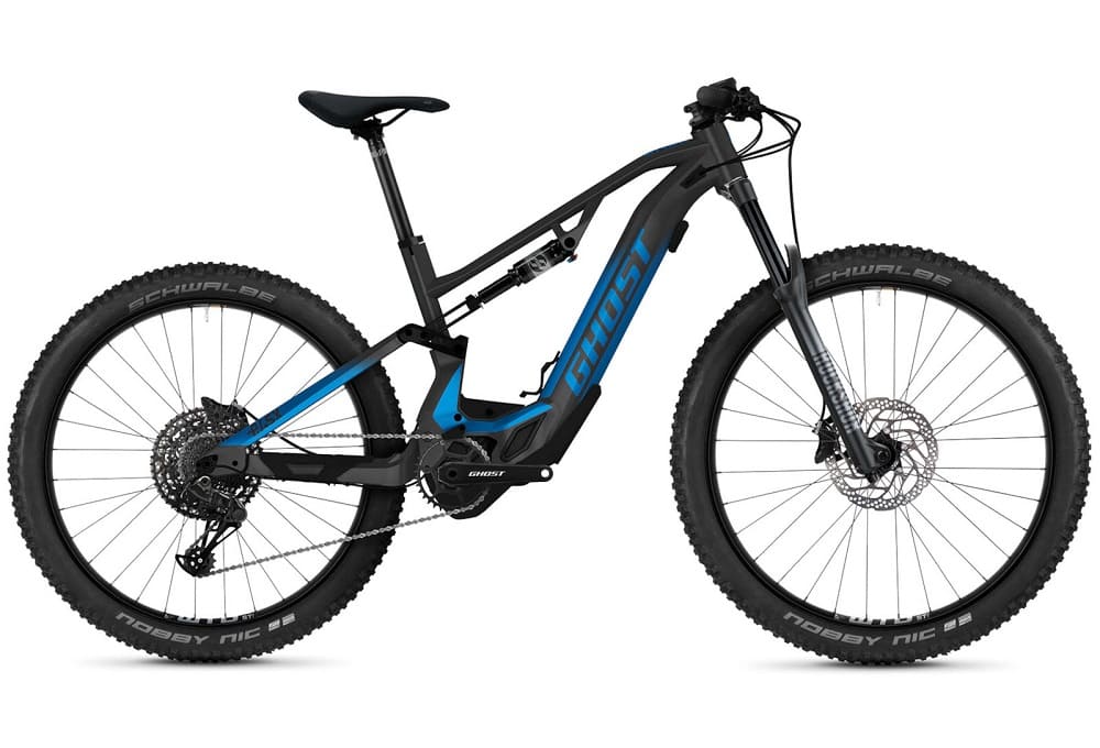 VTT Electrique Ghost E-ASX 160 Essential - 29/27.5+" 2022 dark grey / light blue