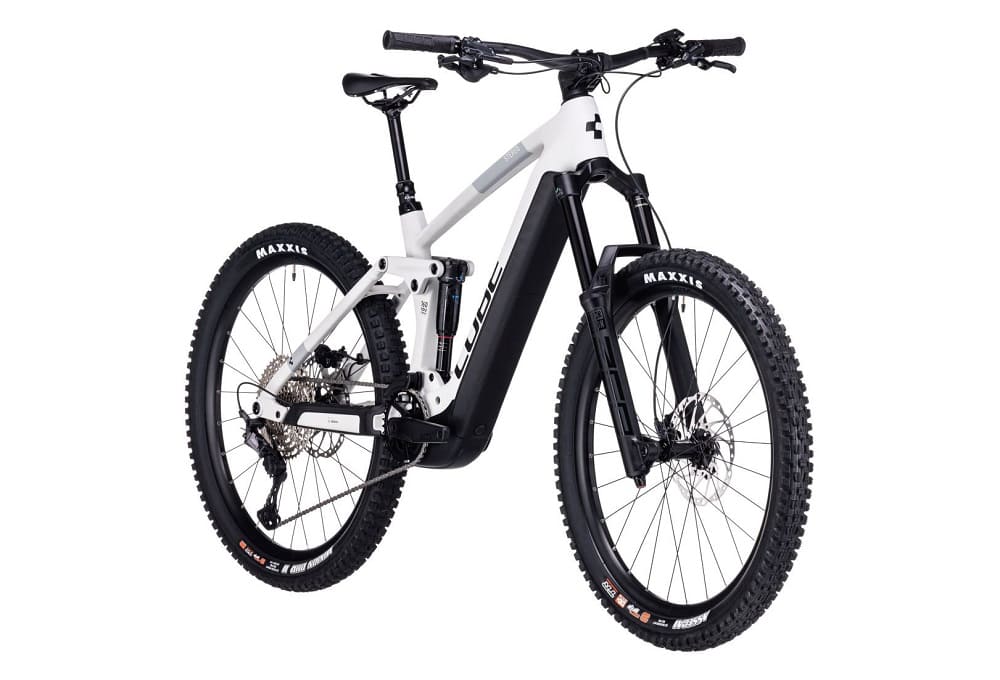 VTT Électrique Tout-Suspendu Cube Stereo Hybrid 160 HPC SLX 750 27.5" Gris Carbon Noir 2023 – Image 7