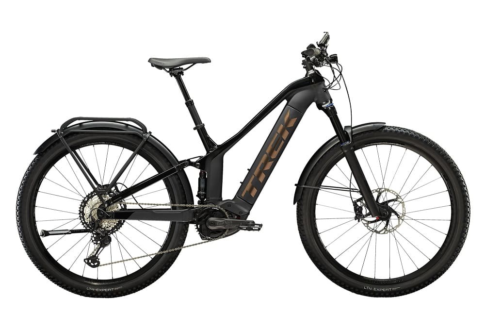 VTT Électrique Tout-Suspendu Trek Powerfly FS 7 Shimano SLX XT 12V 625 Wh 29" Gris Mat / Noir 2023