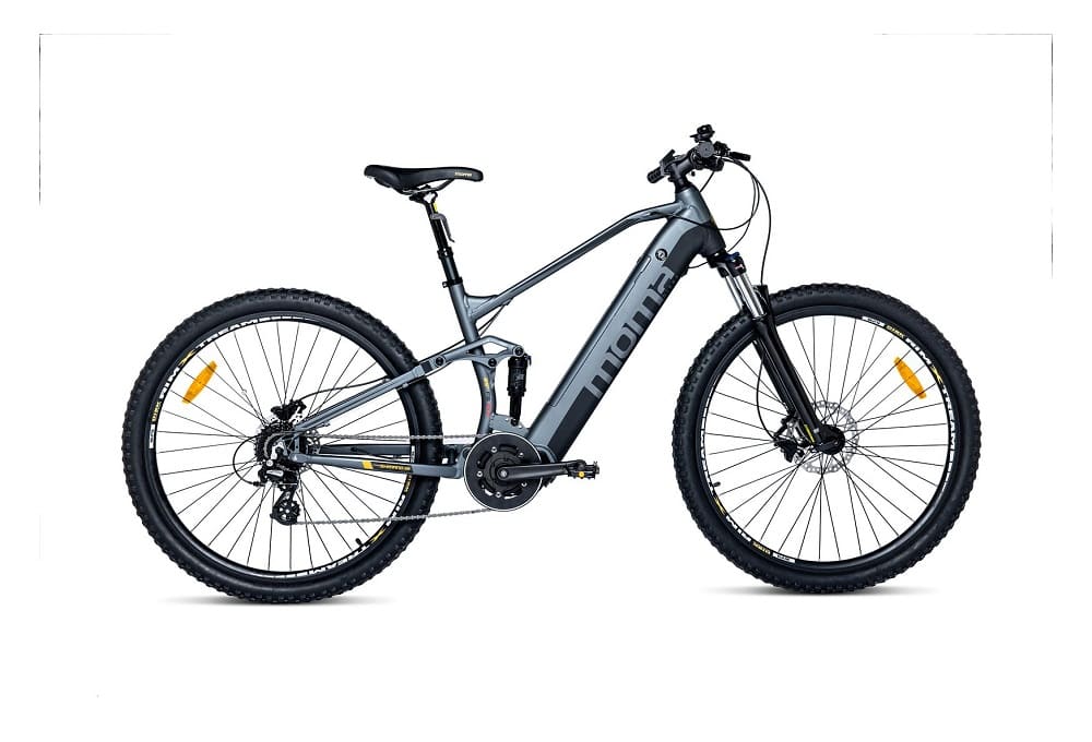 VTT Electrique VAE EMTB-29 Moteur Central Full Suspension SHIMANO ALTUS 8 Vitesses et Freins a disque Hydraulique Batterie Intégrée Ion Lithium 48V 13Ah