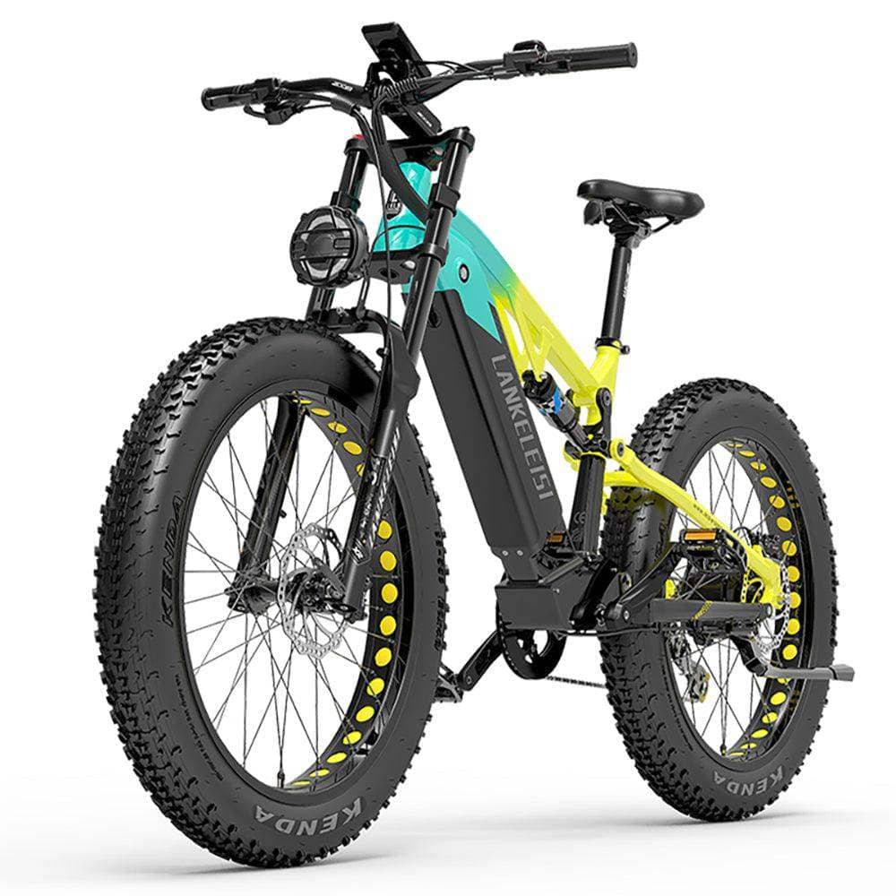 VTT électrique Lankeleisi RV800 Plus 750W 26" Fat Bike EMTB Orange – Image 6