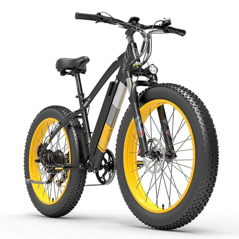VTT électrique Lankeleisi XC4000 1000W 26" Fat Bike E-MTB 17.5Ah Batterie – Image 5