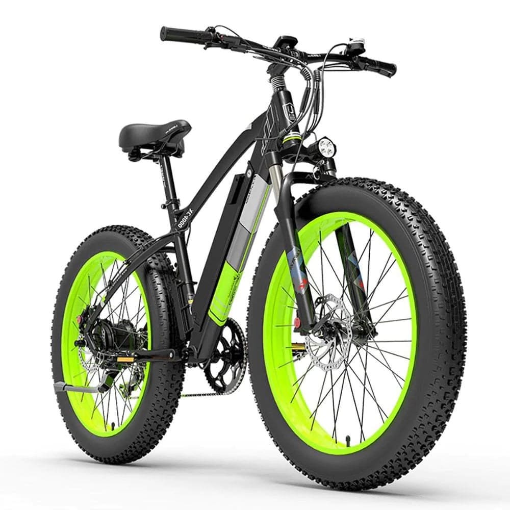VTT électrique Lankeleisi XC4000 1000W 26" Fat Bike E-MTB 17.5Ah Batterie – Image 4