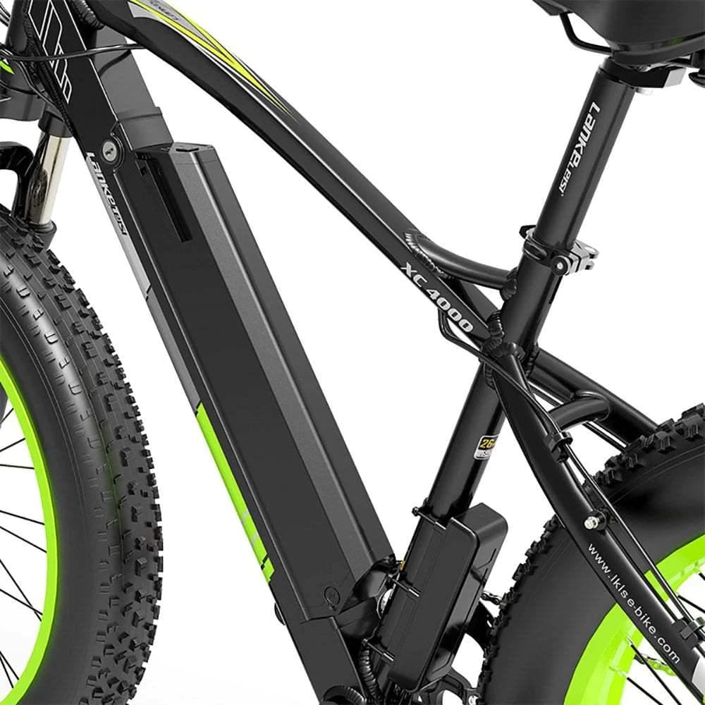 VTT électrique Lankeleisi XC4000 1000W 26" Fat Bike E-MTB 17.5Ah Batterie – Image 3