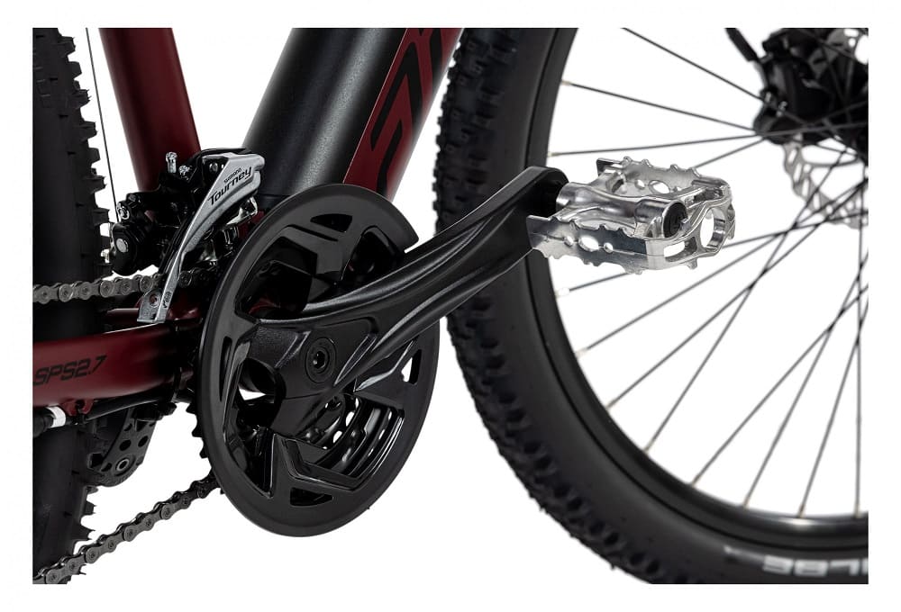 VTT semi rigide électrique 27.5" Adore Enforce Rouge 250 Watt Li-Ion 36V/14 Ah/504 24 vitesses – Image 6