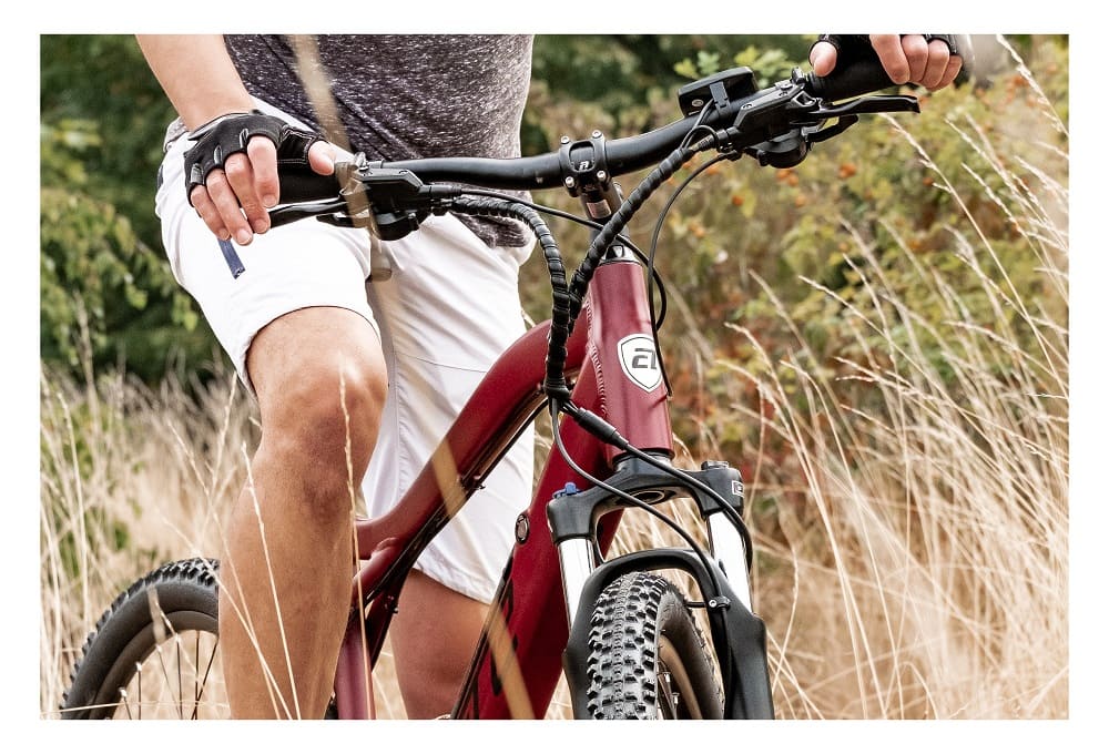 VTT semi rigide électrique 27.5" Adore Enforce Rouge 250 Watt Li-Ion 36V/14 Ah/504 24 vitesses – Image 5