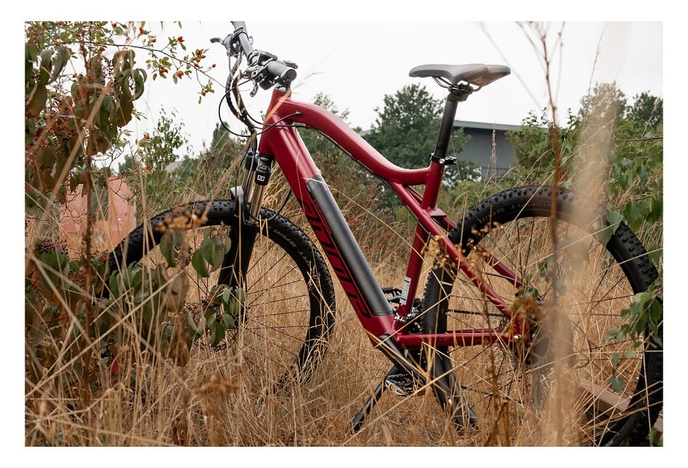 VTT semi rigide électrique 27.5" Adore Enforce Rouge 250 Watt Li-Ion 36V/14 Ah/504 24 vitesses – Image 4