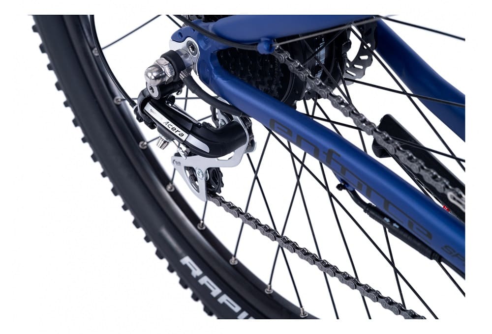 VTT semi rigide électrique 29" Adore Enforce Bleu 24 vitesses – Image 6