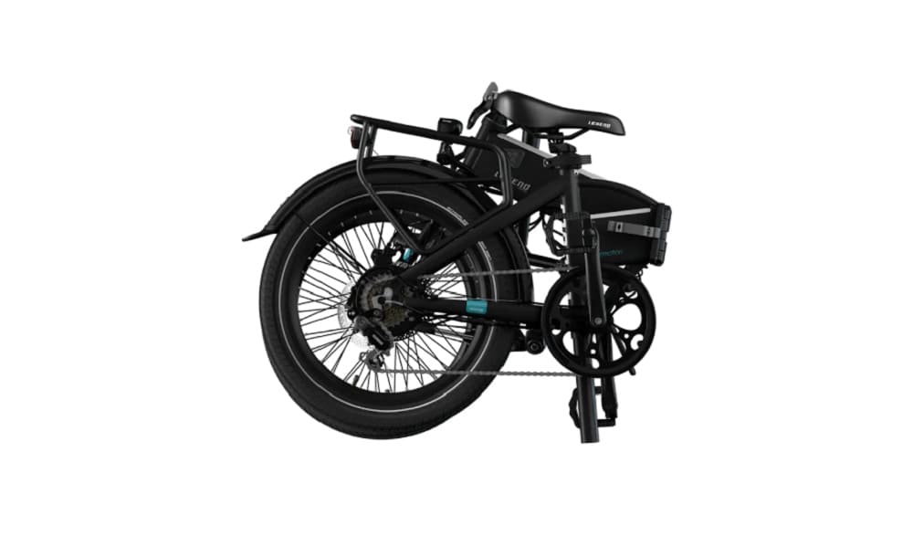 Vélo Electrique Pliant Legend Monza Smart eBike Roues de 20 Pouces Freins Disque Hydraulique Batterie 36V 10.4Ah Sanyo-Panasonic (374.4Wh) Argent – Image 5