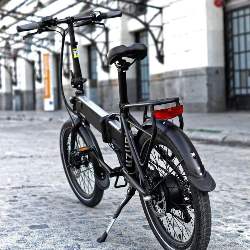 Vélo Electrique Pliant Legend Monza Smart eBike Roues de 20 Pouces Freins Disque Hydraulique Batterie 36V 10.4Ah Sanyo-Panasonic (374.4Wh) Argent – Image 4