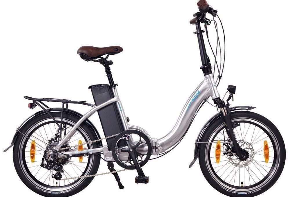 Vélo Electrique Pliant NCM Paris 20" 250W Batterie 36V 15Ah 540Wh Blanc – Image 4