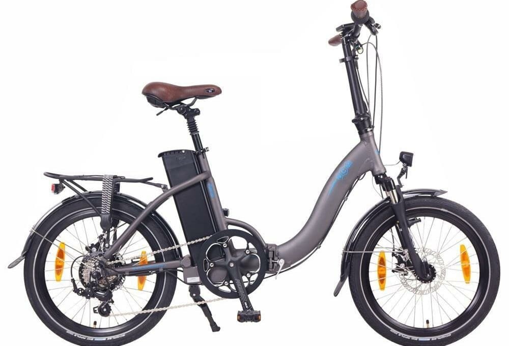Vélo Electrique Pliant NCM Paris 20" 250W Batterie 36V 15Ah 540Wh Blanc – Image 3
