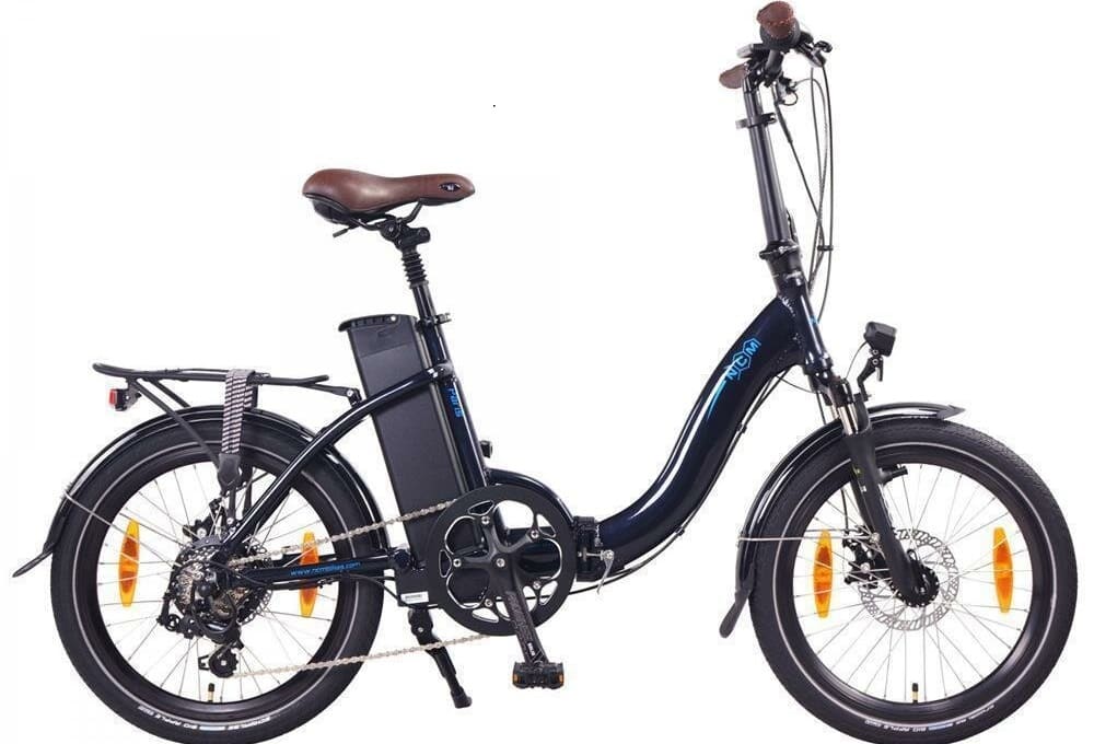 Vélo Electrique Pliant NCM Paris 20" 250W Batterie 36V 15Ah 540Wh Blanc – Image 5