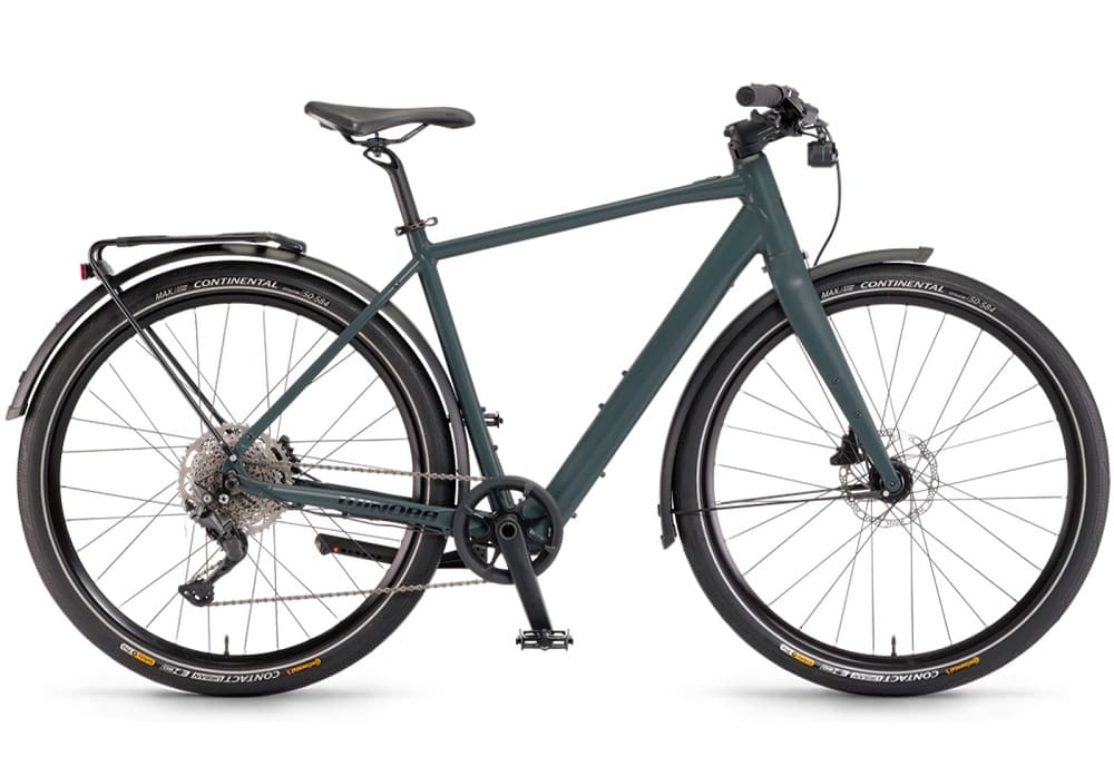 Vélo de Fitness Électrique Winora E-Flitzer Shimano Deore 10V 250 Wh 27.5" Gris Matt 2023
