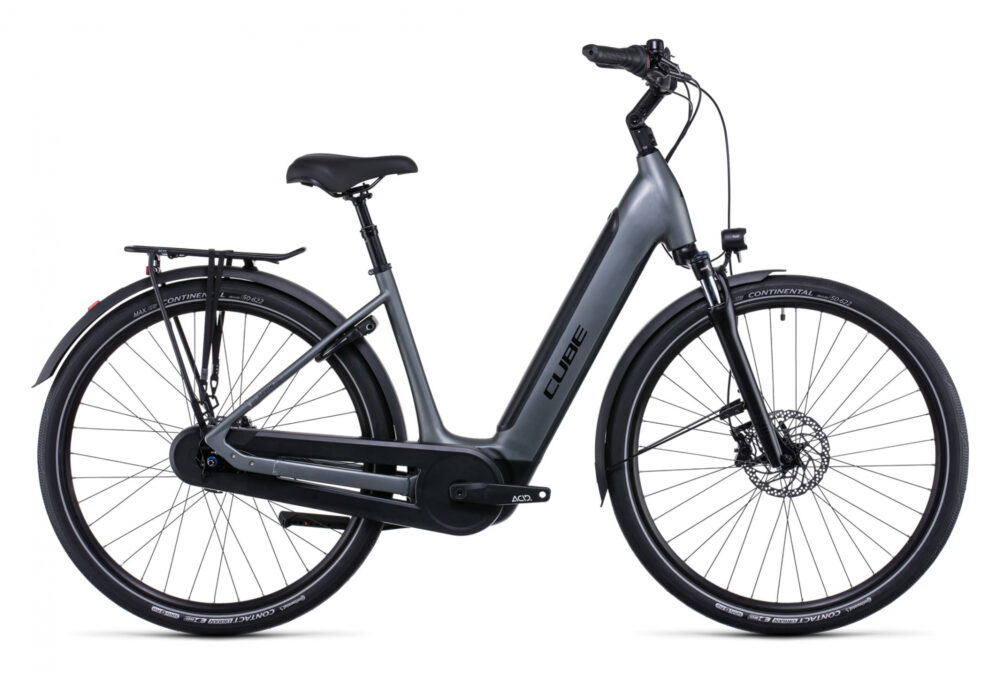 Vélo de Ville Électrique Cube Supreme Sport Hybrid Pro 625 Easy Entry Shimano Deore 10V 625 Wh 700 mm Gris 2023