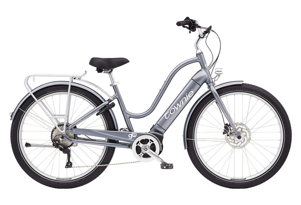 Vélo de Ville Électrique Electra Townie Path Go! 10D Equipped Step-Thru Shimano Deore 10V 500 Wh 27.5" Gris Holographic