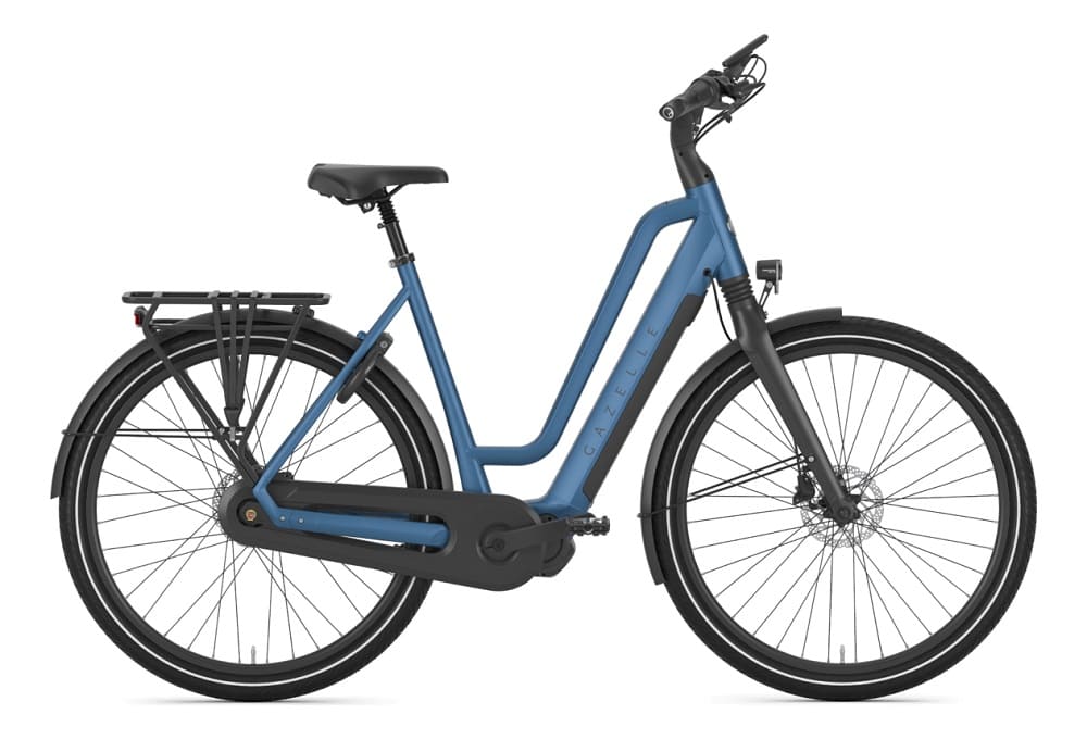 Vélo de Ville Électrique Gazelle Chamonix C7 HMS Shimano Nexus 7V 630 Wh 700 mm Bleu Foncé 2023