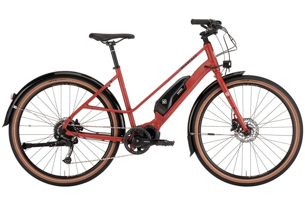 Vélo de Ville Électrique Kona ECOCO 2023 matte bloodstone