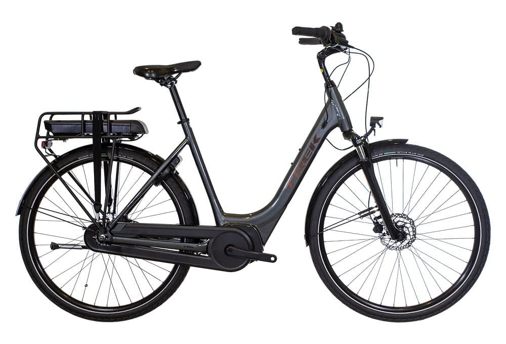 Vélo de Ville Électrique Trek District+ 1 Lowstep Shimano Nexus 7V 500 Wh 700 mm Gris Lithium 2023