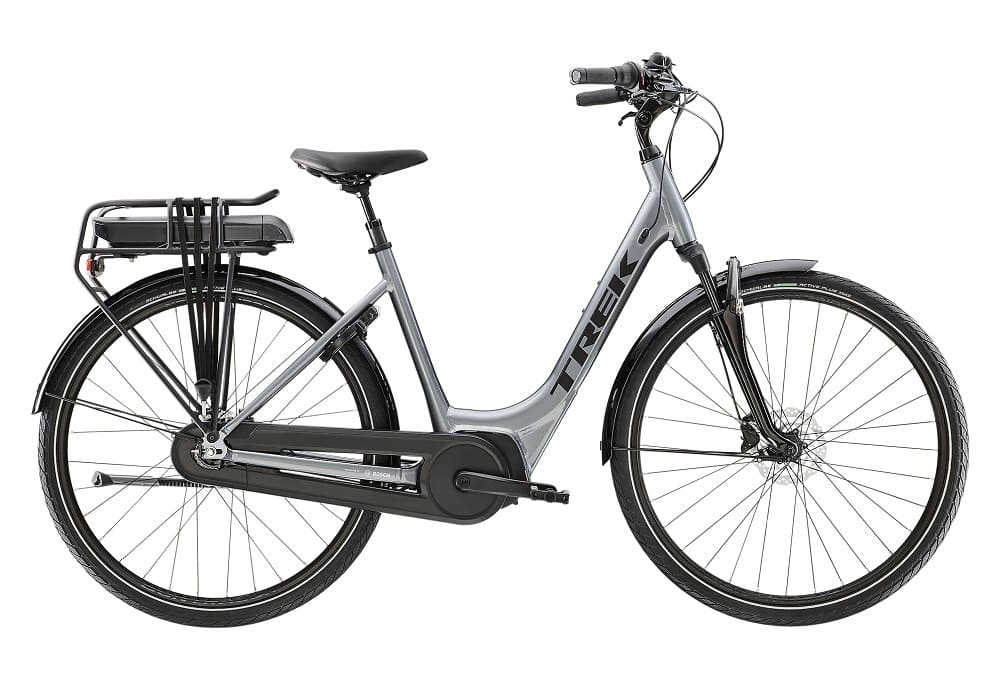 Vélo de Ville Électrique Trek District+ 2 Lowstep Shimano Nexus 7V 300 Wh 700 mm Gris 2023