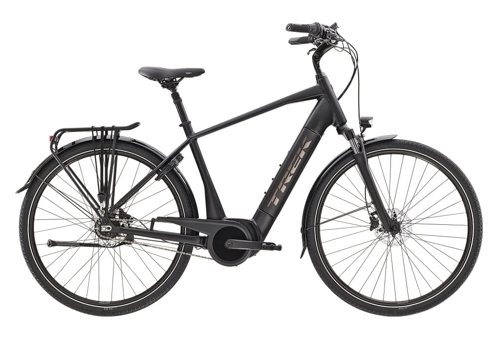 Vélo de Ville Électrique Trek District+ 6 Shimano Nexus 7V 400 Wh 700mm Noir Mat 2022