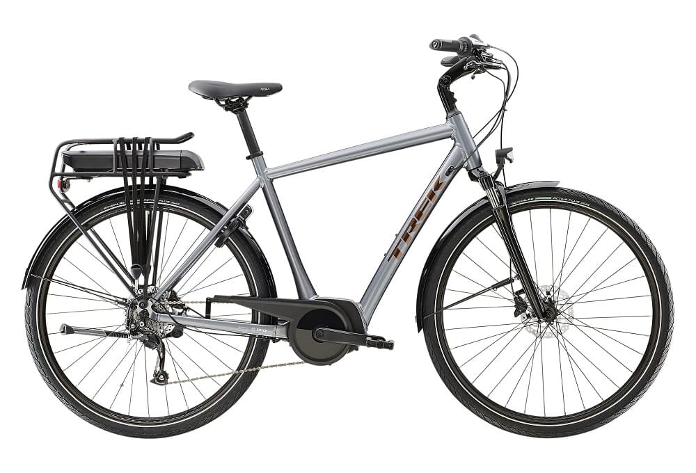Vélo de Ville Électrique Trek Verve+ 1 Shimano Tourney/Altus 8V 300 Wh Gris 2023
