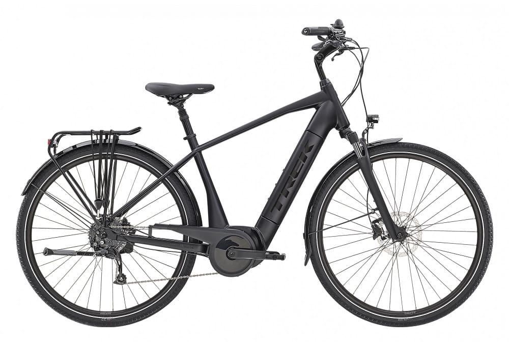 Vélo de Ville Électrique Trek Verve+ 3 400wh Shimano Altus 9V Matte Trek Black 2022