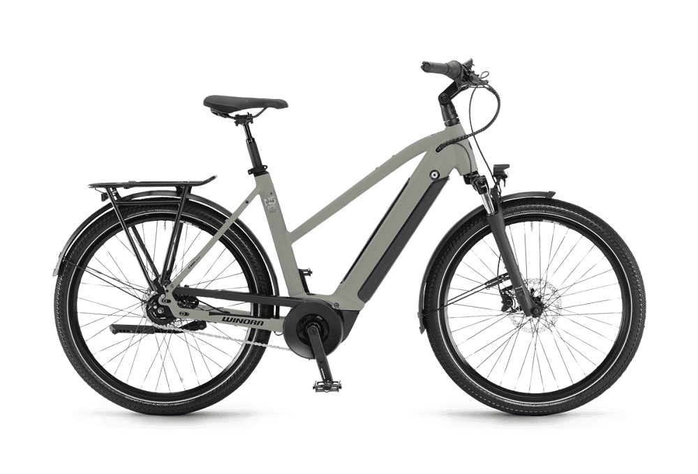 Vélo de Ville Électrique WINORA Sinus N5 eco Bosch PowerTube 500Wh Femme Sable 2023