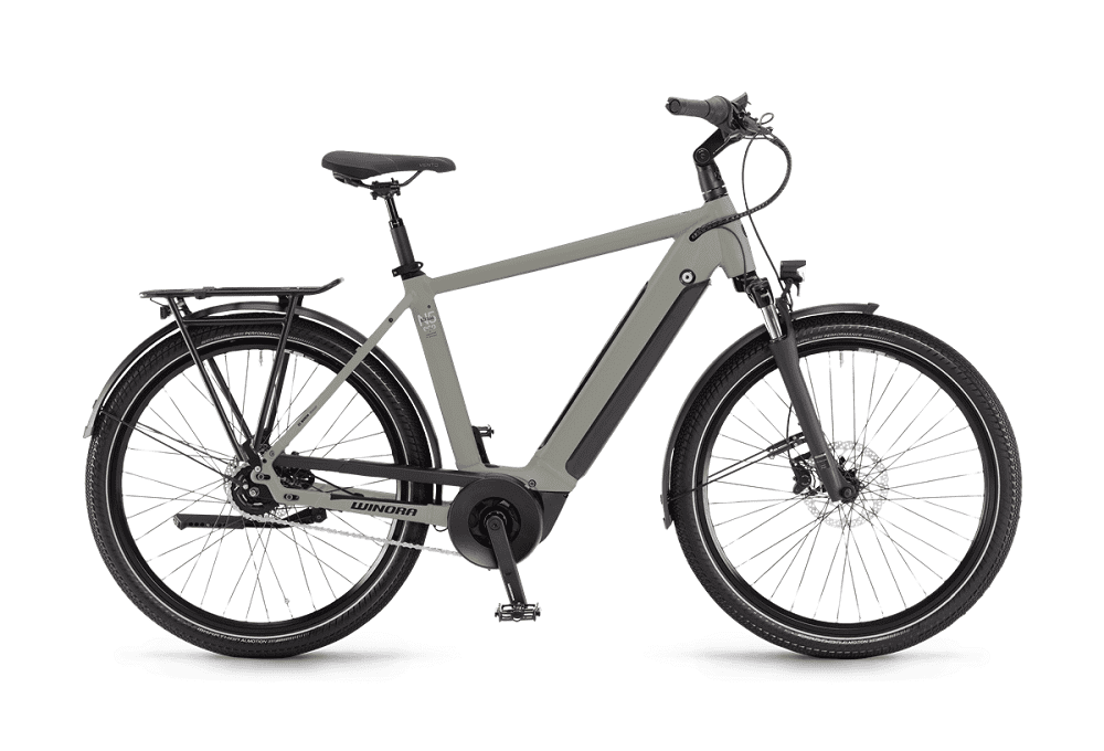 Vélo de Ville Électrique WINORA Sinus N5 eco Bosch PowerTube 500Wh Homme Sable 2023